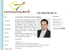 Tablet Screenshot of lerncoaching-berlin.com